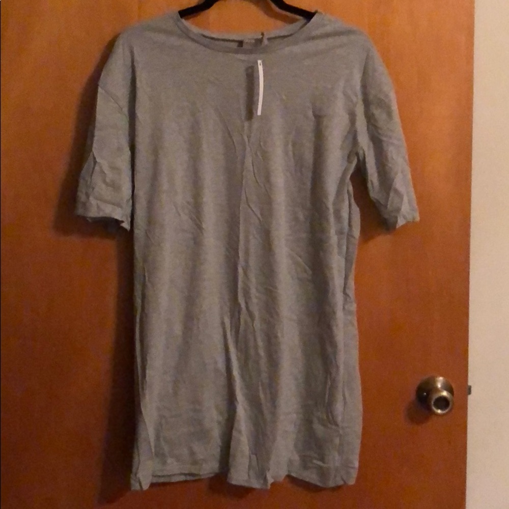Gray ASOS t shirt dress